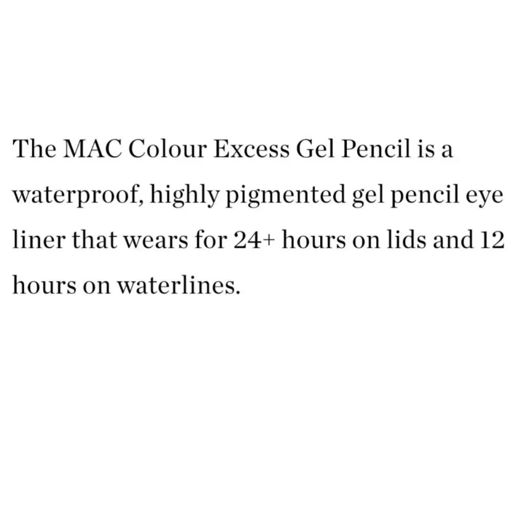 MAC Color Excess Metallic Gel Eyeliner in Va-Va Violet
